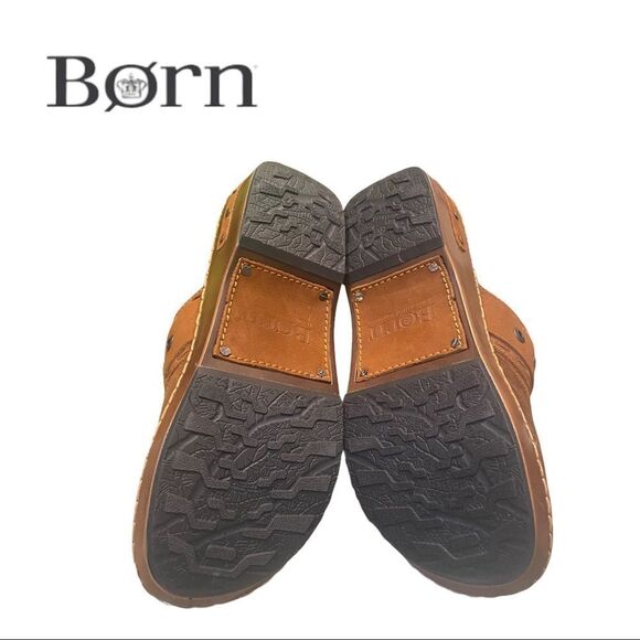 NEW Born Women's Banyan Brown Glazed Ginger Suede Leather Mules Clogs 6 - Picture 6 of 6